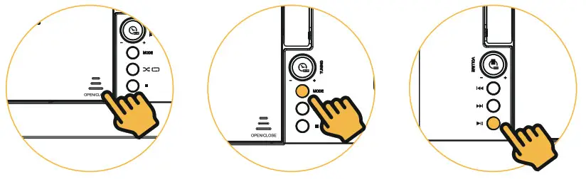 Klim BOOMBOX B4 Portable Speaker - CD & BLUETOOTH MODES