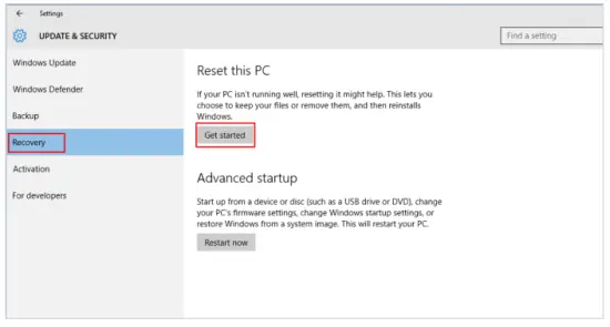MSI PRO DP1 B0A5 Pro Series Personal Computer - Reset
