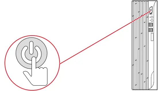 MSI PRO DP1 B0A5 Pro Series Personal Computer - power