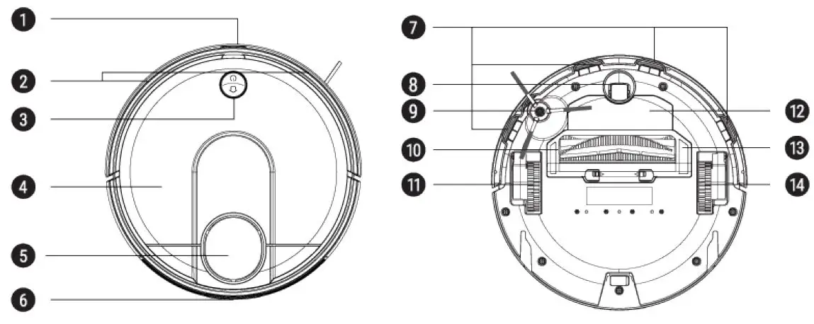 IKOHS Netbot LS22 Robot Vacuum Cleaner with WiFi Connection and Mapp system fig-3