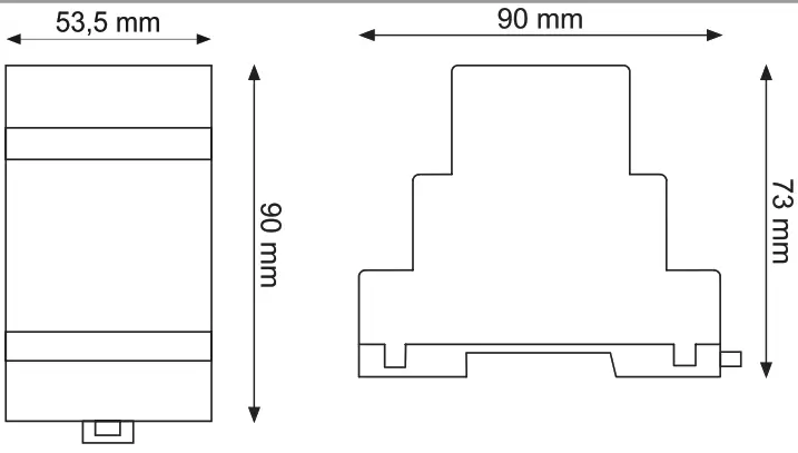 Seneca S91 400 Multi Protection Relay for Motors - LAYOUT