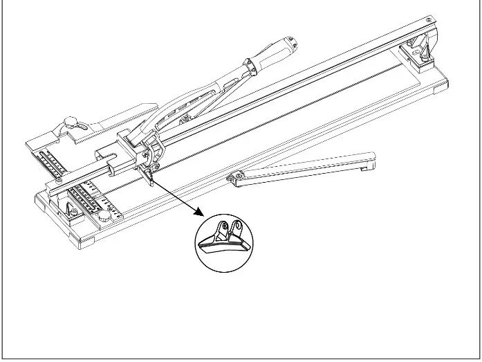 MEEC TOOLS 016491 Tile Cutter - Product Ovrview 2