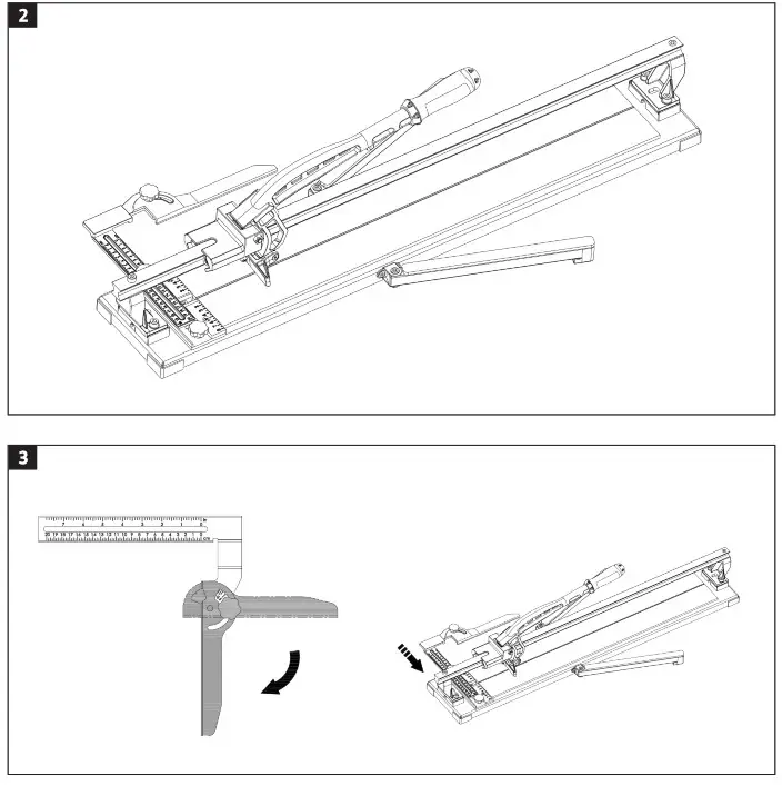 MEEC TOOLS 016491 Tile Cutter - Product Ovrview 3