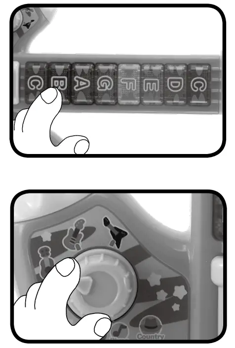 vtech 80537800 Zoo Jamz Tiger Rock Guitar - fig 1