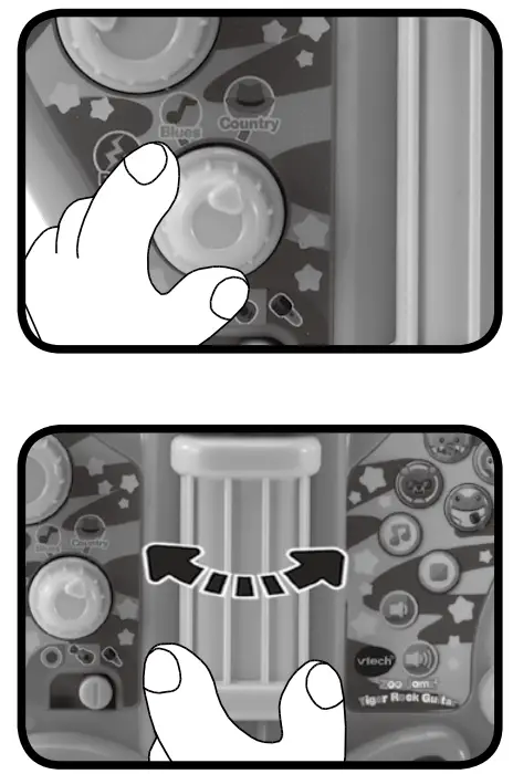 vtech 80537800 Zoo Jamz Tiger Rock Guitar - fig 2