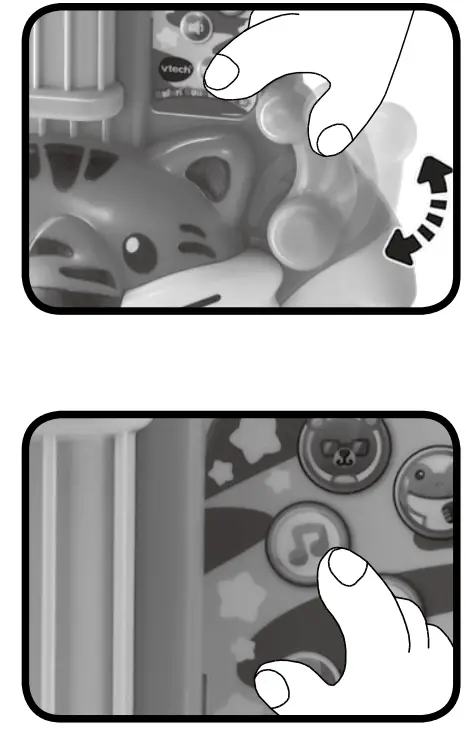 vtech 80537800 Zoo Jamz Tiger Rock Guitar - fig 3