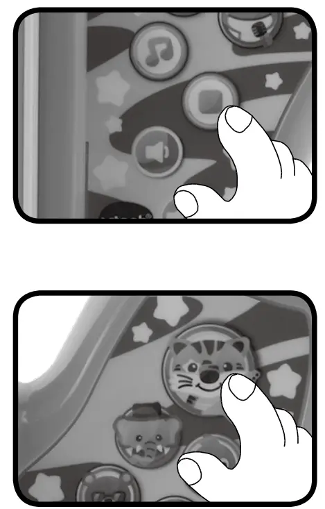 vtech 80537800 Zoo Jamz Tiger Rock Guitar - fig 4