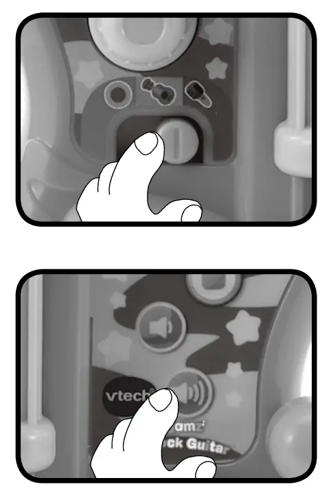 vtech 80537800 Zoo Jamz Tiger Rock Guitar - fig