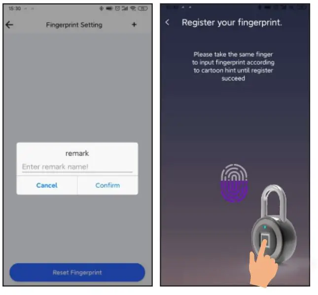 Wenzhou Boshi Electric Technology PL-P30Z Smart Fingerprint Padlock 9