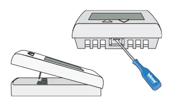 tekmar 519 Radiant Thermostat - Removing