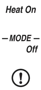tekmar 519 Radiant Thermostat - Symbols Description 1