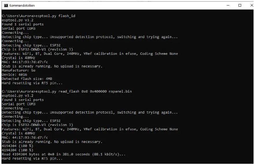 SONOFF E32-MSX-NX NSPanel Touch Display Switch with Tasmota Firmware-6
