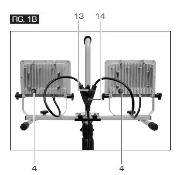 ILLUMINATOR WL-13000T 13-000 Lumen Led Work Light FIG 3