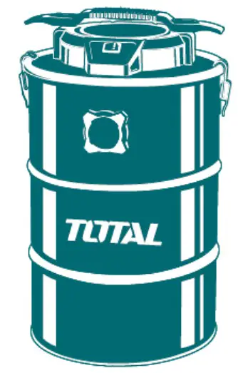 TOTAL TAVC12202 ASH Vacuum Cleaner - ASH VACUUM CLEANER