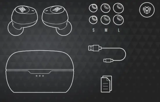 JBL Tune115 TWS True Wireless Earbuds - hadphon