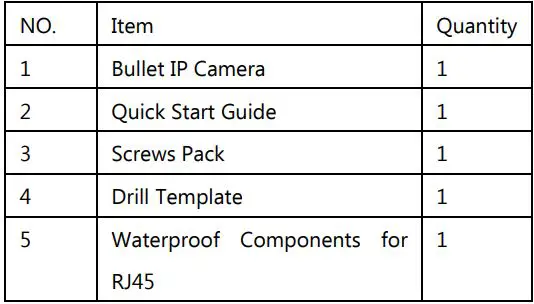 honic UltraHD 4K 8MP Weatherproof Outdoor POE IP Camera User Guide - Contents