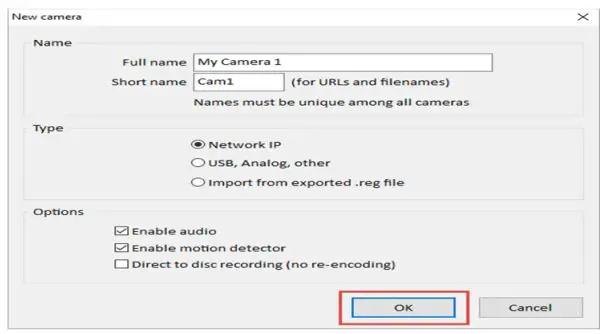 honic UltraHD 4K 8MP Weatherproof Outdoor POE IP Camera User Guide - IP as the connection type