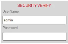 honic UltraHD 4K 8MP Weatherproof Outdoor POE IP Camera User Guide - Input password