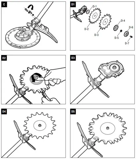 EGO RTA2300 Multi Tool Rotocut Attachment - figure 3