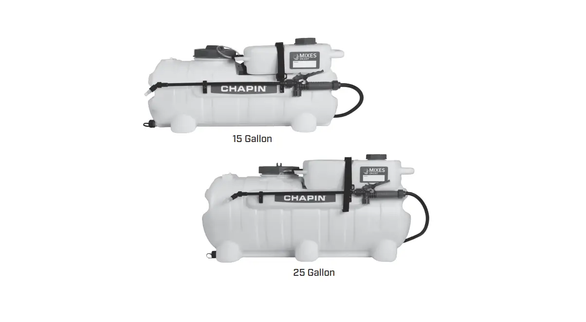 Chapin 97361 15 Gallon Mixes On Exit Atv Sprayer User Manual