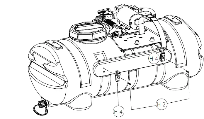 CHAPIN 97361 15 Gallon Mixes On Exit ATV Sprayer fig 5