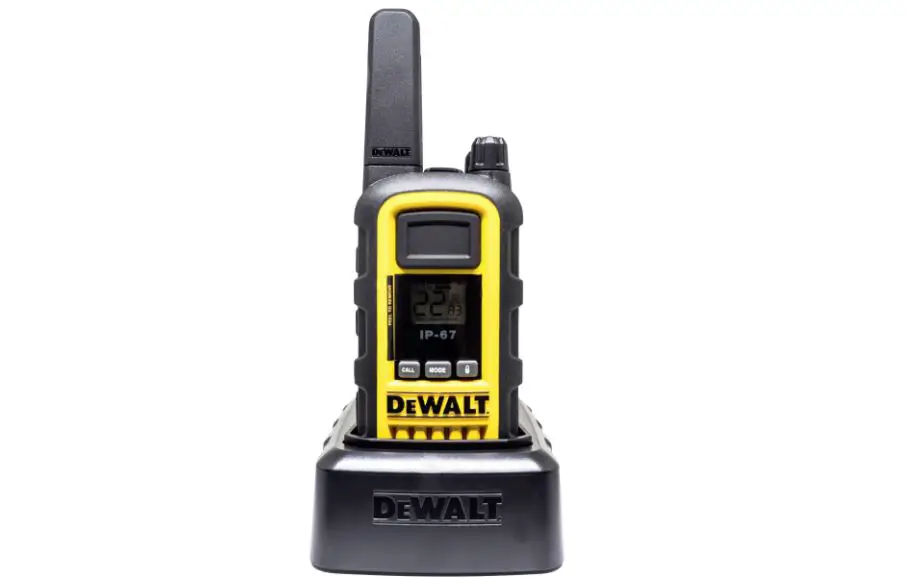 Dewalt Dxfrs300 1w Walkie Talkies Heavy Duty Business Two-way Radios Instruction Manual