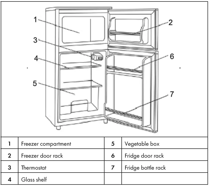 KLARSTEIN-10032982-IRENE-Freezer-Refrigerator-fig-1