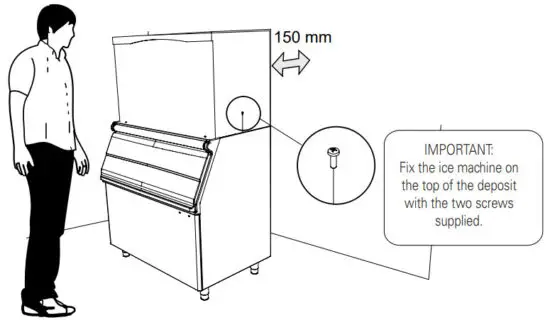 metos MG405 Ice Storage Bin - fig1