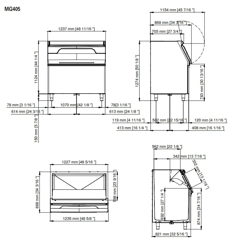 metos MG405 Ice Storage Bin - fig10