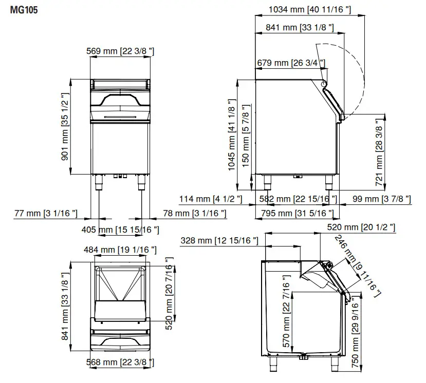 metos MG405 Ice Storage Bin - fig5