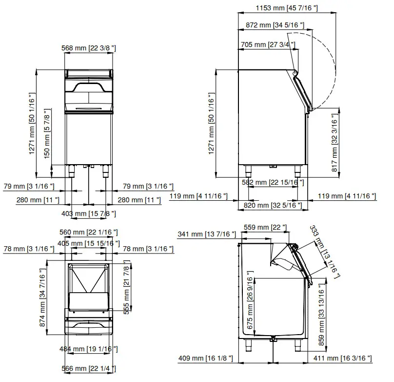 metos MG405 Ice Storage Bin - fig6