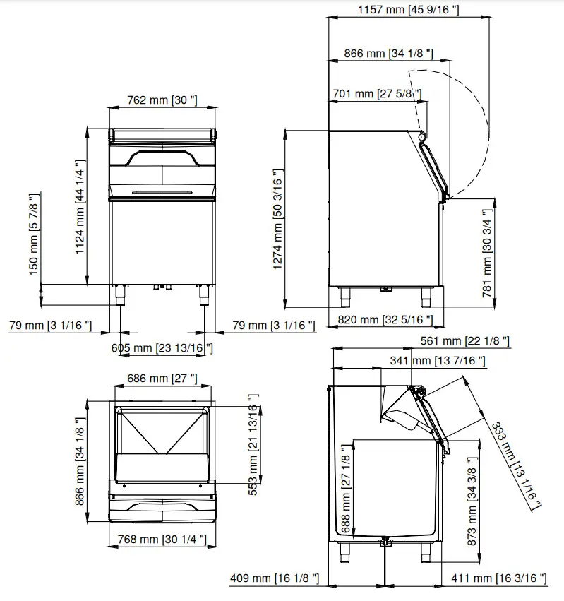 metos MG405 Ice Storage Bin - fig8