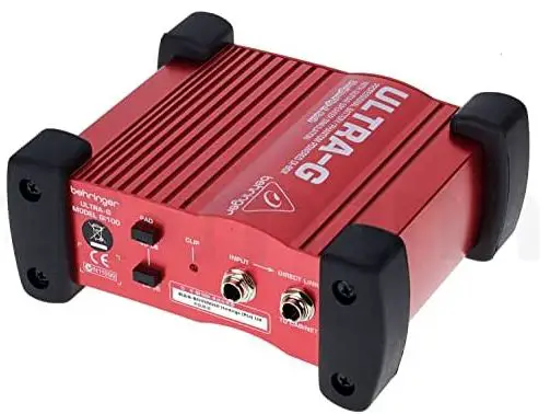 behringer ULTRA-G GI100 Professional Battery-Phantom Powered DI-Box-prod