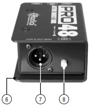 Radial 48pro Active Direct Box - FEATURES AND FUNCTIONS 2