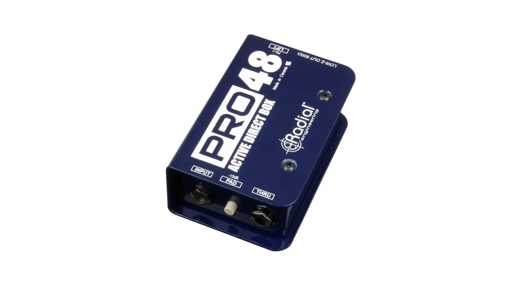 Radial 48pro Active Direct Box User Guide