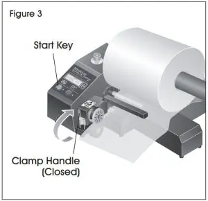 diagram, engineering drawingLOADING THE MATERIAL ROLL