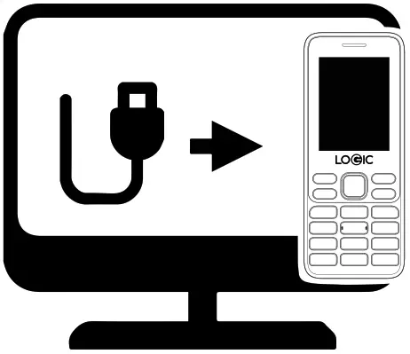 LOGIC B8K Big Button Social Phone - Connect The Computer