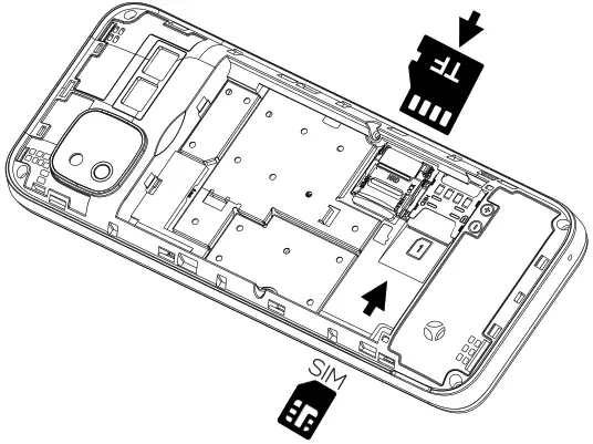 LOGIC B8K Big Button Social Phone - Install Sim