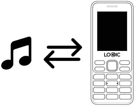 LOGIC B8K Big Button Social Phone - Music