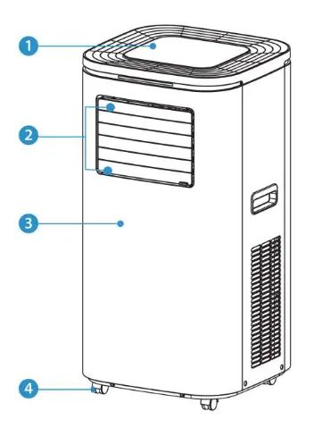RolliBot Rollicool 310-20 12000 BTU Portable Air Conditioner - Fig 2