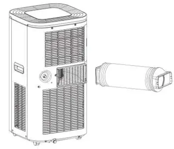 RolliBot Rollicool 310-20 12000 BTU Portable Air Conditioner - STEP8