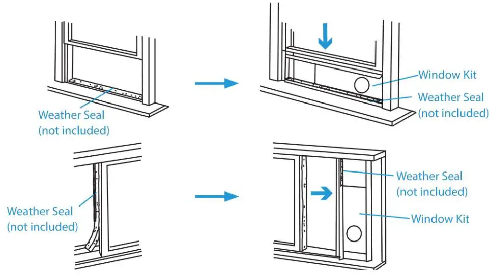 RolliBot Rollicool 310-20 12000 BTU Portable Air Conditioner - WINDROO KIT