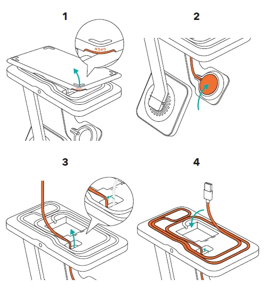 ESR 2C551 HaloLock 3 In 1 Wireless Charger with CryoBoost FIG 2