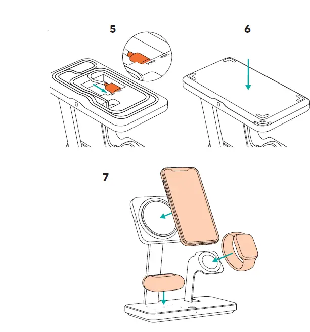 ESR 2C551 HaloLock 3 In 1 Wireless Charger with CryoBoost FIG 33