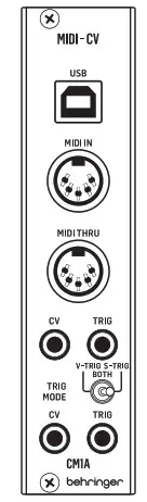 Behringer CM1A MIDI-CV Converter Module Eurorack - Cover