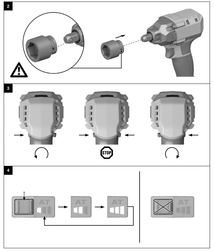 HILTI SIW 22 A 3 8 CORDLESS IMPACT WRENCH - FIG