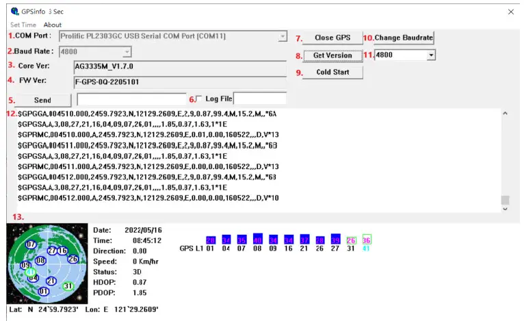 Globalsat MR 350N GPS Mouse - figure 5