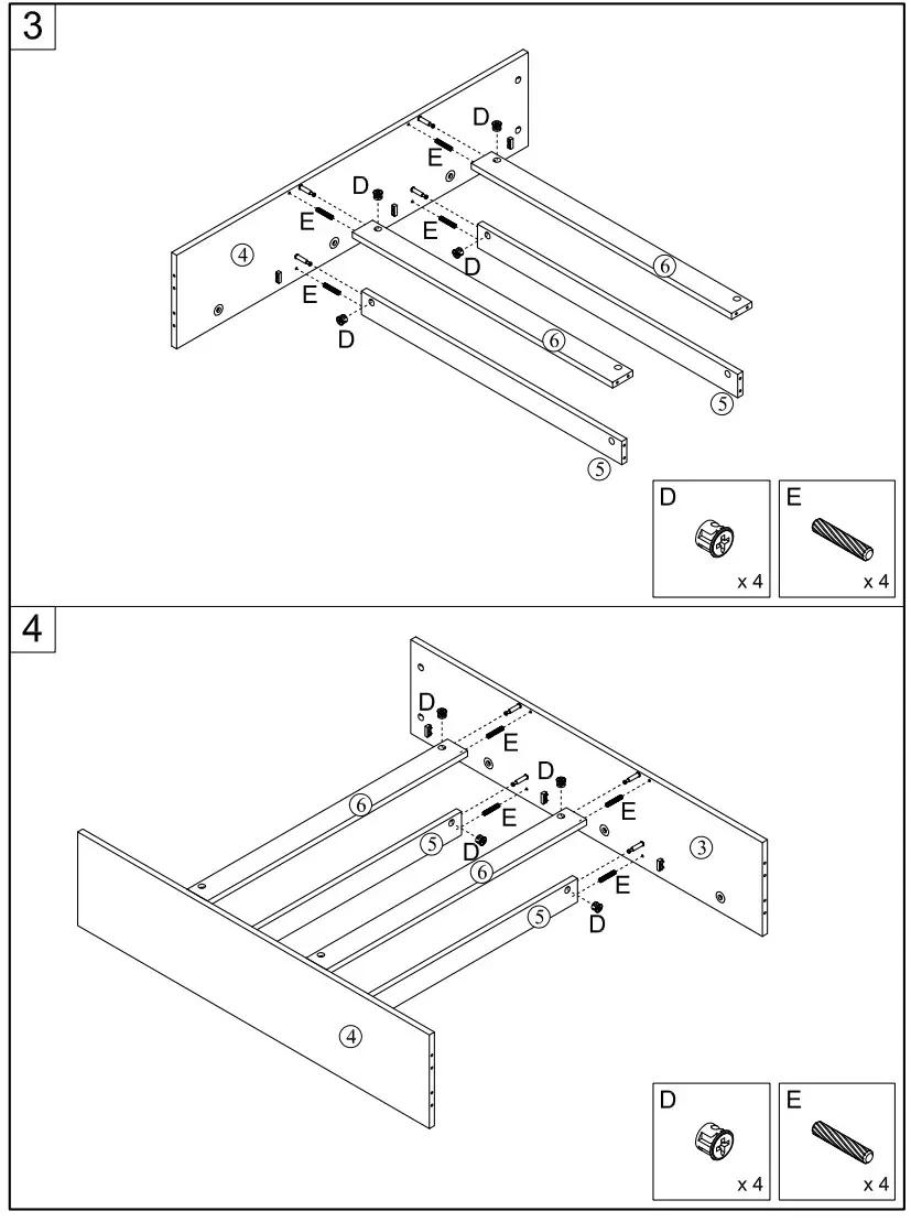 thdstatic Night Table Drawers and 6 Compartments Gold Metal Legs - figure 10