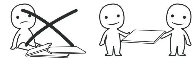 thdstatic Night Table Drawers and 6 Compartments Gold Metal Legs - figure 2