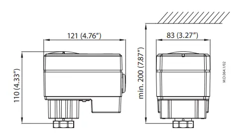 Danfoss-AME-13-SU-SD-1-Supply-Voltage-Actuator-FIG-6